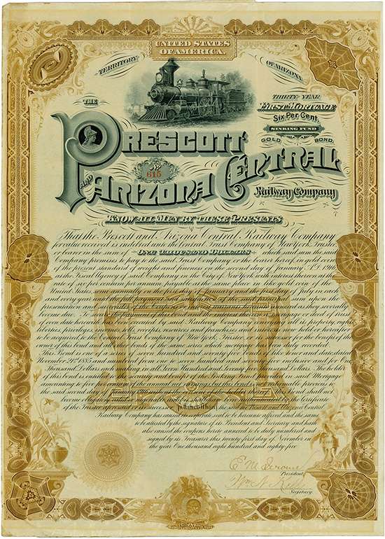 Prescott and Arizona Central Railway Company