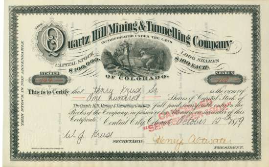 Quartz Hill Mining & Tunnelling Company