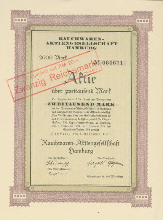 Rauchwaren-Aktiengesellschaft Hamburg