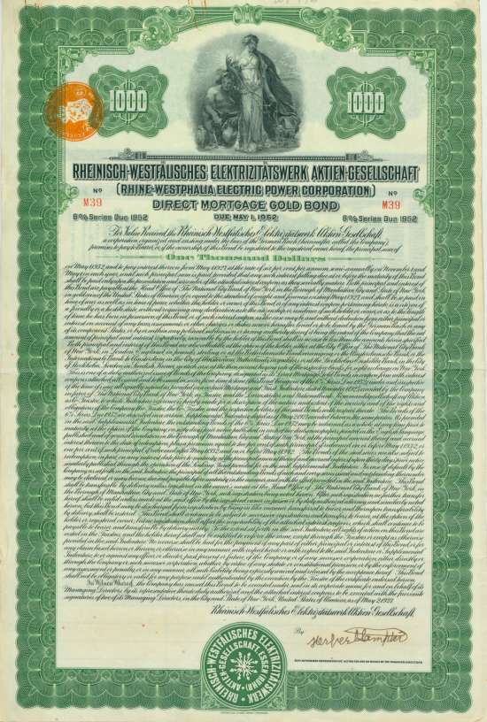 Rheinisch-Westfälisches Elektrizitäts-Werk AG (Rhine-Westphalia Electric Power Corporation)