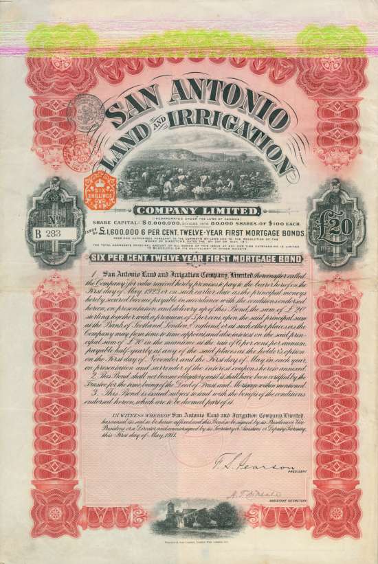 San Antonio Land and Irrigation Company, Limited