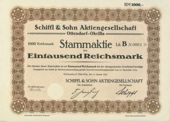 Schiffl & Sohn AG