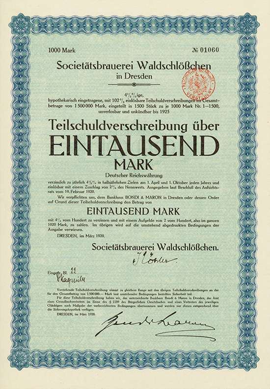 Societätsbrauerei Waldschlößchen