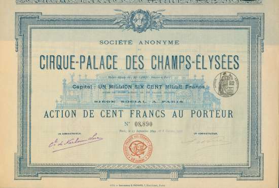 Société Anonyme de Cirque-Palace des Champs-Élysées