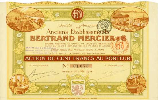 Société Anonyme des Anciens Etablissements Bertrand Mercier & Cie.