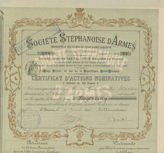 Société Stéphanoise d'Armes
