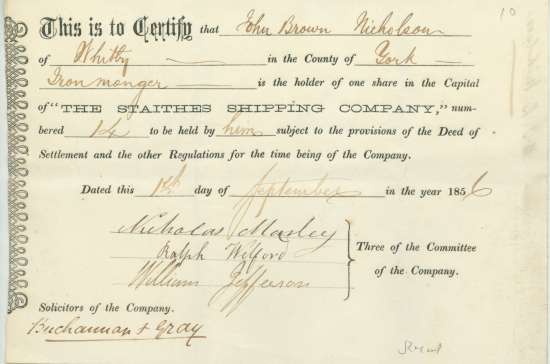 Staithes Shipping Company