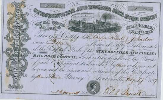Steubenville and Indiana Rail Road Company