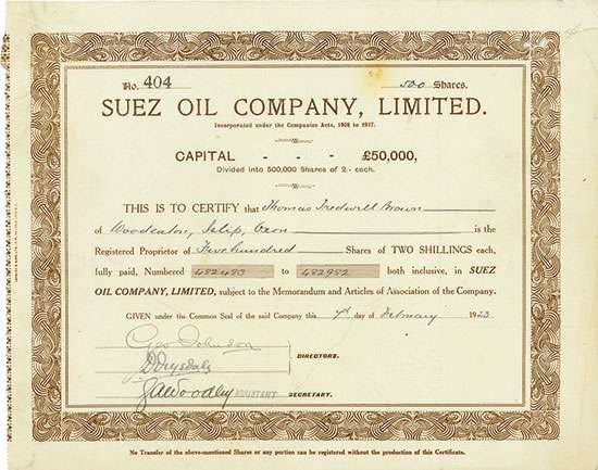 Suez Oil Company