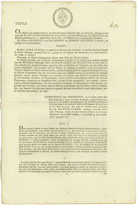 Suiker Plantagie Boxel