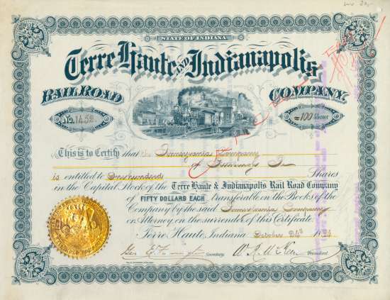 Terre Haute and Indianapolis Rail Road Company