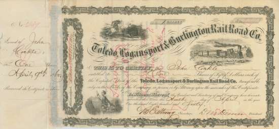 Toledo, Logansport & Burlington Rail Road Co.