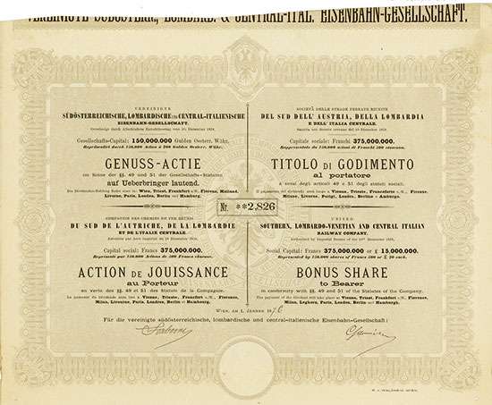 Vereinigte Südösterreichische, Lombardische und Central-Italienische Eisenbahn-Gesellschaft