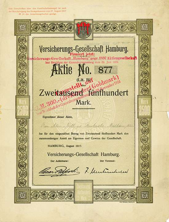 Versicherungs-Gesellschaft Hamburg