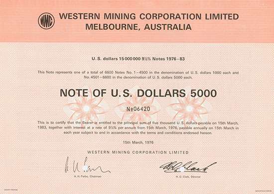 Western Mining Corporation Limited
