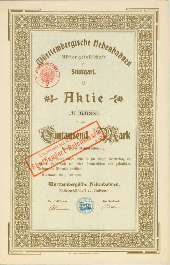 Württembergische Nebenbahnen AG