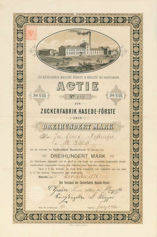 Zuckerfabrik Hasede-Förste