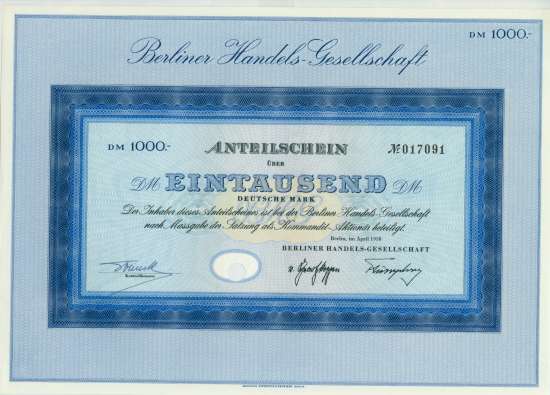 Berliner Handels-Gesellschaft