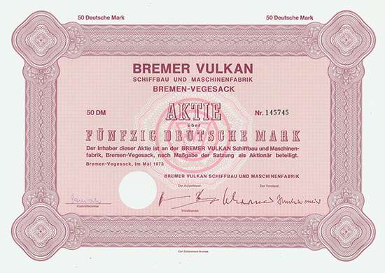 Bremer Vulkan Schiffbau und Maschinenfabrik