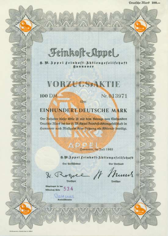 H. W. Appel Feinkost-AG