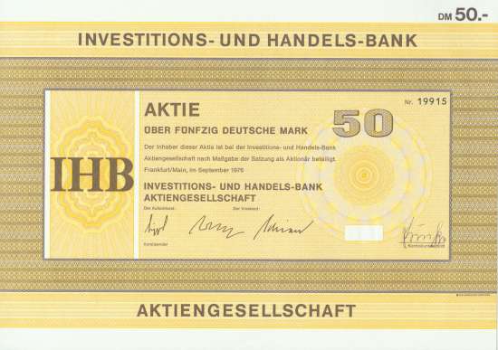 Investitions- und Handels-Bank AG