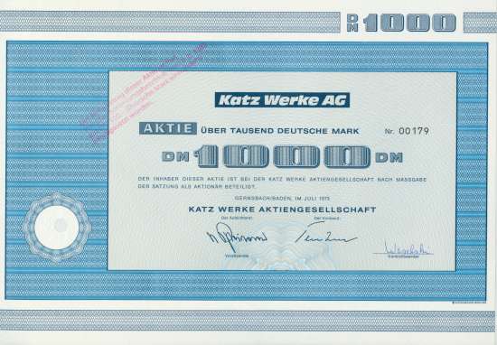 Katz Werke AG