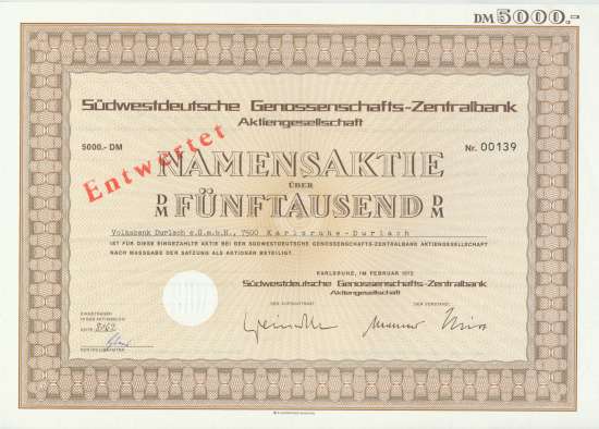 Südwestdeutsche Genossenschafts-Zentralbank AG