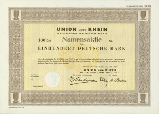 Union und Rhein Versicherungs-AG