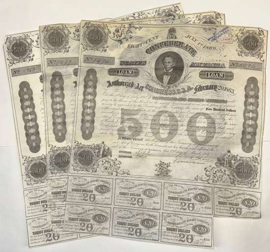 Confederate States of America [7 Stück]