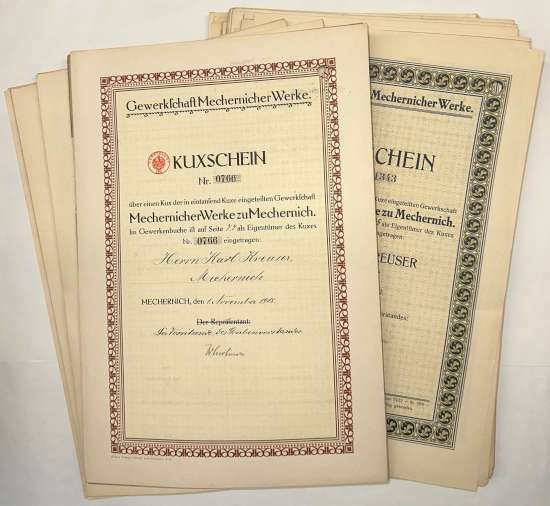 Gewerkschaft Mechernicher Werke [345 Stück]